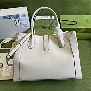 Gucci Large Jackie 1961 Tote Bag White 649015 40x30x15cm - 6