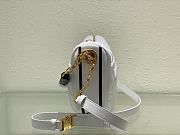 Dior Medium Vibe Hobo Bag White M7201 30x19x10cm - 5