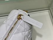 Dior Medium Vibe Hobo Bag White M7201 30x19x10cm - 4