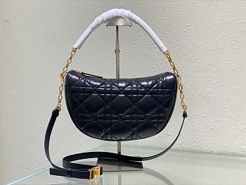 Dior Medium Vibe Hobo Bag Black M7201 30x19x10cm