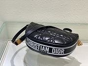 Dior Medium Vibe Hobo Bag Black M7201 30x19x10cm - 5