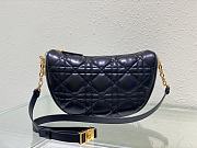 Dior Medium Vibe Hobo Bag Black M7201 30x19x10cm - 4