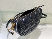 Dior Medium Vibe Hobo Bag Black M7201 30x19x10cm - 2