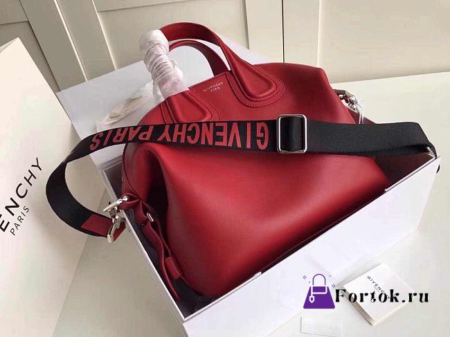 Givenchy Nightingale Bag Red 28x28x12cm - 1