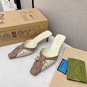 Gucci Horsebit Pumps Beige/White  - 1