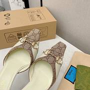 Gucci Horsebit Pumps Beige/White  - 2