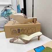 Gucci Horsebit Pumps Beige/White  - 4