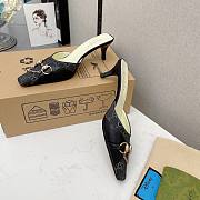 Gucci Horsebit Pumps Denim/Black - 6