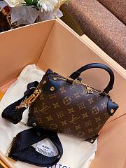 Louis Vuitton Petite Malle Souple Black M45571 20x14x7.5cm - 6