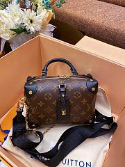 Louis Vuitton Petite Malle Souple Black M45571 20x14x7.5cm - 2