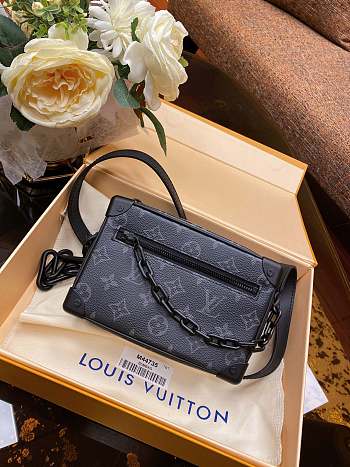 Louis Vuitton Mini Soft Trunk Bag Monogram Canvas Black M44735 18.5x13x8cm