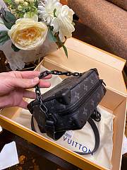 Louis Vuitton Mini Soft Trunk Bag Monogram Canvas Black M44735 18.5x13x8cm - 3