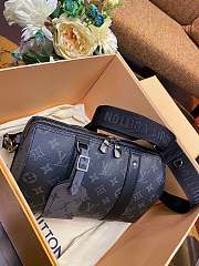 Louis Vuitton City Keepall Monogram Canvas Black M45936 27x17x13cm - 6