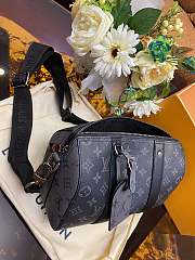 Louis Vuitton City Keepall Monogram Canvas Black M45936 27x17x13cm - 3
