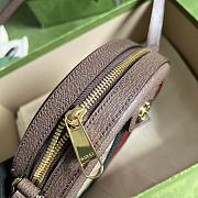 Gucci Round Shoulder Bag GG Canvas Beige 574978 19x19x5cm - 6