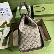 Gucci Medium Ophidia GG Tote Bag Beige 524537 33x24.5x17.5cm - 5