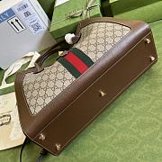 Gucci Large Jackie 1961 Tote Bag GG Canvas 649015 40x30x15cm - 2