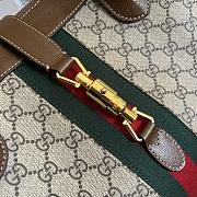 Gucci Large Jackie 1961 Tote Bag GG Canvas 649015 40x30x15cm - 3