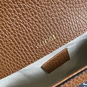 Gucci Mini Horsebit 1955 Bag GG Supreme Canvas Denim 658574 20.5x14x5cm - 3