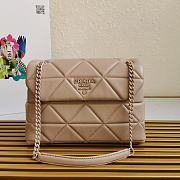 Prada Large Nappa Spectrum Bag Powder Beige 1BD231 27×18.5×9cm - 1