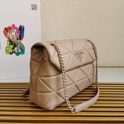 Prada Large Nappa Spectrum Bag Powder Beige 1BD231 27×18.5×9cm - 6