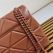 Prada Large Nappa Spectrum Bag Brown 1BD231 27×18.5×9cm - 5