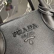 Prada Monochrome Bag Black 1BA269 22x16.5x11.5cm - 3