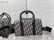 Dior Lingot 26 Dior Oblique Beige/Black 1ADDU114 26x14x15.5cm - 5