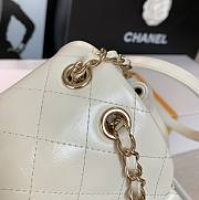 Chanel Small Duma Backpack White 18x18x12cm - 5