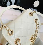 Chanel Small Duma Backpack White 18x18x12cm - 6