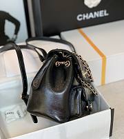 Chanel Small Duma Backpack Black 18x18x12cm - 4