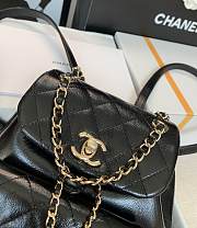 Chanel Small Duma Backpack Black 18x18x12cm - 6