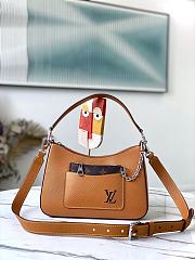 Louis Vuitton Marelle Epi Leather Brown M80794 25x15x8cm - 1