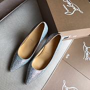 Christian Louboutin Iriza Strass Pumps Silver 100mm  - 3