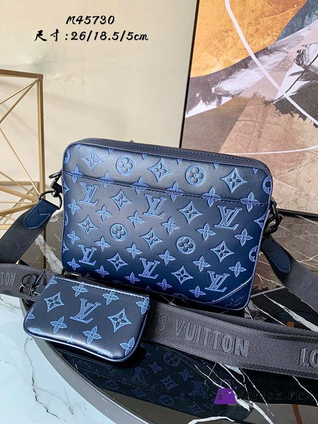 Louis Vuitton Messenger Duo Blue M45730 26x18.5x5cm  - 1