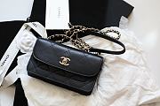 Chanel Flap Bag Vintage Black AS2742 12×20×8cm - 3