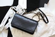 Chanel Flap Bag Vintage Black AS2742 12×20×8cm - 2