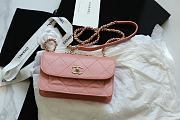 Chanel Flap Bag Vintage Pink AS2742 12×20×8cm - 1