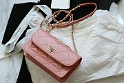 Chanel Flap Bag Vintage Pink AS2742 12×20×8cm - 3