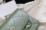 Chanel Flap Bag Vintage Green AS2742 12×20×8cm - 3