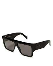 Celine Unisex Flat Top Square Black 57mm - 4