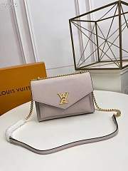 Louis Vuitton Mylockme BB Greige M56137 22.5x17x5.5cm - 1