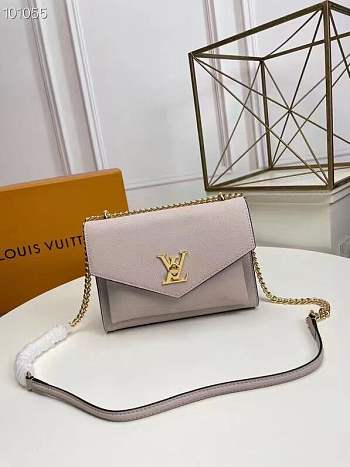 Louis Vuitton Mylockme BB Greige M56137 22.5x17x5.5cm