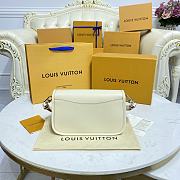 Louis Vuitton Buci Epi Leather White M59457 24.5x15.5x9cm - 6