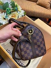 Louis Vuitton Speedy Bandoulière 25 Damier  Canvas Brown N41368 25x19x15cm - 4