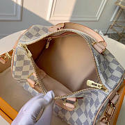 Louis Vuitton Speedy Bandoulière 25 Damier Canvas White N41374 25x19x15cm - 6