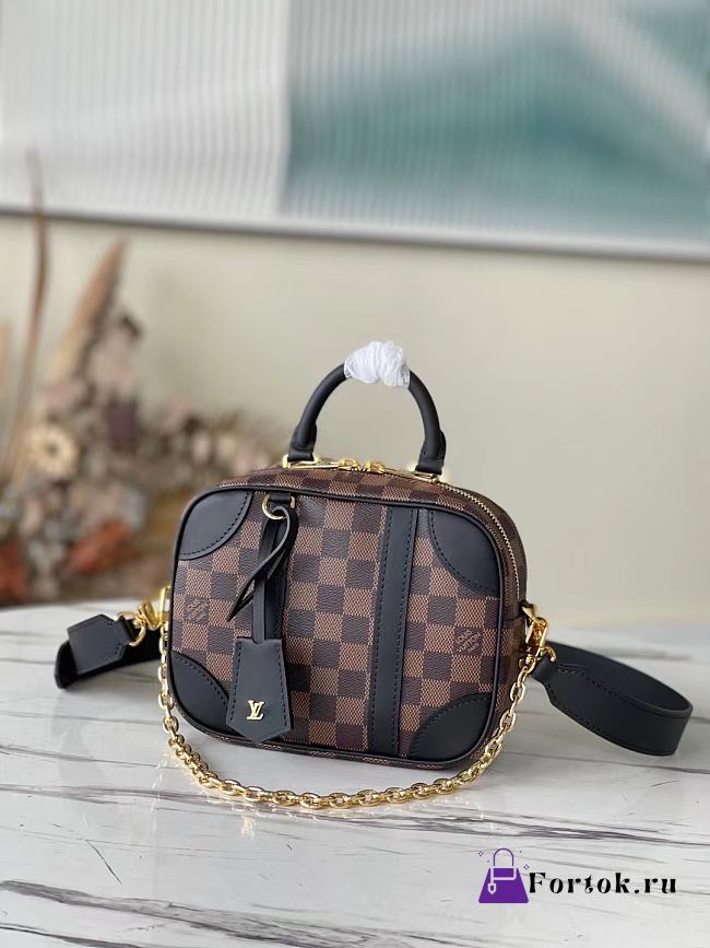 Louis Vuitton Valisette Souple BB Black N50063 21x16x7cm - 1