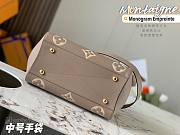 Louis Vuitton Montaigne MM Beige M41048 33x23x15cm - 5
