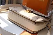 Louis Vuitton Pochette Metis Spring 2021 Empreinte Leather Bio-Creme M45596 25x19x7cm - 5