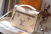 Louis Vuitton Pochette Metis Spring 2021 Empreinte Leather Bio-Creme M45596 25x19x7cm - 3